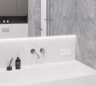 Керамогранит Ceradim Regnum Grigio серый матовый рект. (60х119,5) арт. CR6012G0411R